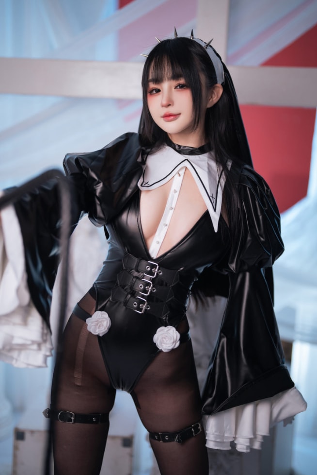 图片[2]-桜井宁宁 – NO.080 皮衣修女 [60P-460MB]-喵咪社