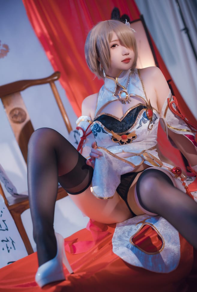 图片[2]-雪晴Astra NO.047 崩坏3 丽塔·浣溪沙旗袍 [56P5V-400M]-喵咪社