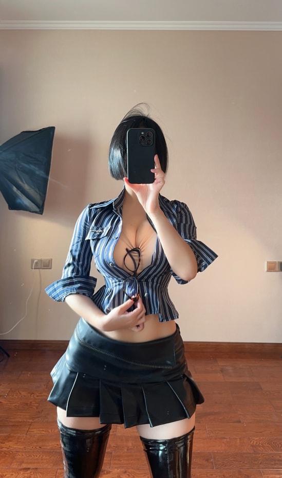 图片[1]-【微-密】俏妞qiaoniuTT-战神皮靴[16P-62M]-喵咪社