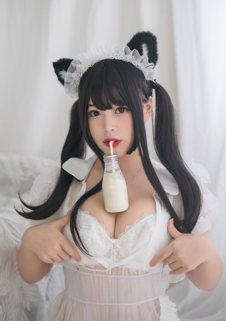 图片[2]-白烨 VOL.066 白猫透明女仆[88P8V-507MB]-喵咪社