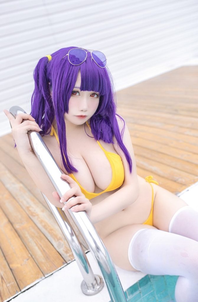 图片[1]-贞子蜜桃 – NO.18 碧蓝航线 波拉泳装 [23P-80MB]-喵咪社