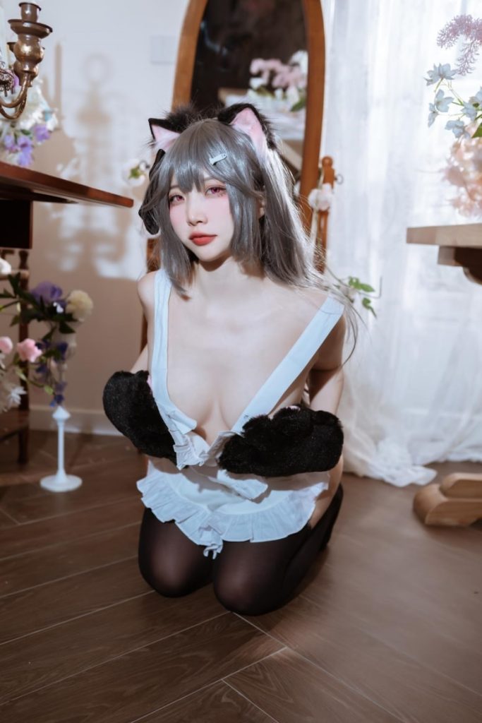 图片[1]-二佐Nisa – NO.195 碧蓝水星纪念围裙[41P-702MB]-喵咪社