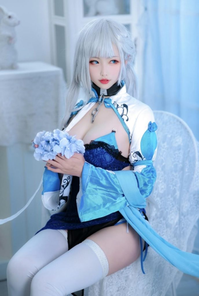 图片[1]-樱岛嗷 – NO.12 贝法尔斯特旗袍 [15P-144MB]-喵咪社