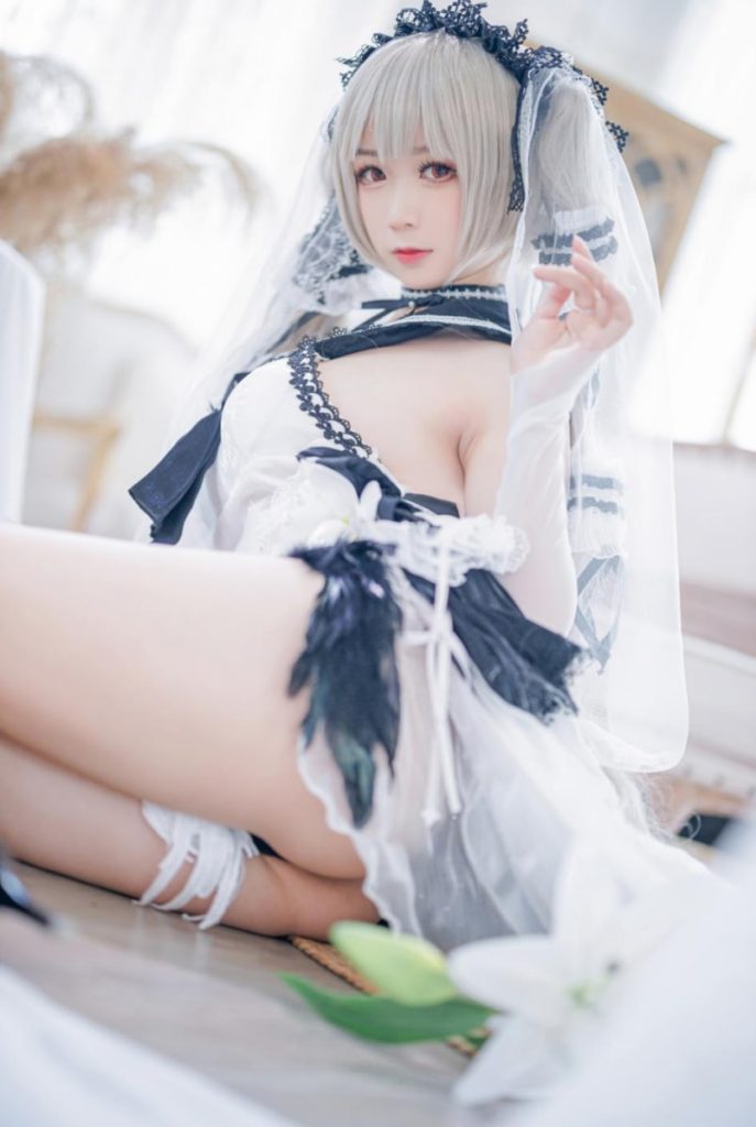 图片[1]-樱落酱w NO.032 碧蓝航线 可畏 礼服[20P-208MB]-喵咪社