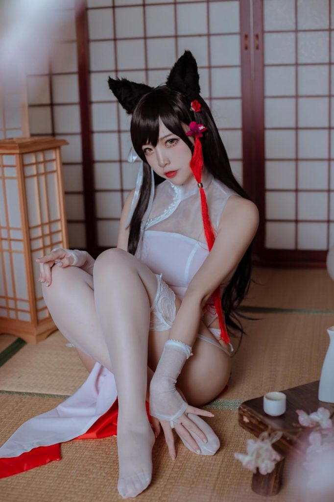 图片[1]-二佐Nisa – NO.196 犬之眷 碧蓝航线 爱宕 旗袍 [18P-204MB]-喵咪社