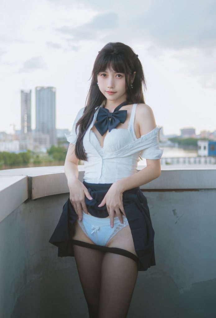 图片[2]-不呆猫 NO.061 JK学妹户外[59P-390MB]-喵咪社