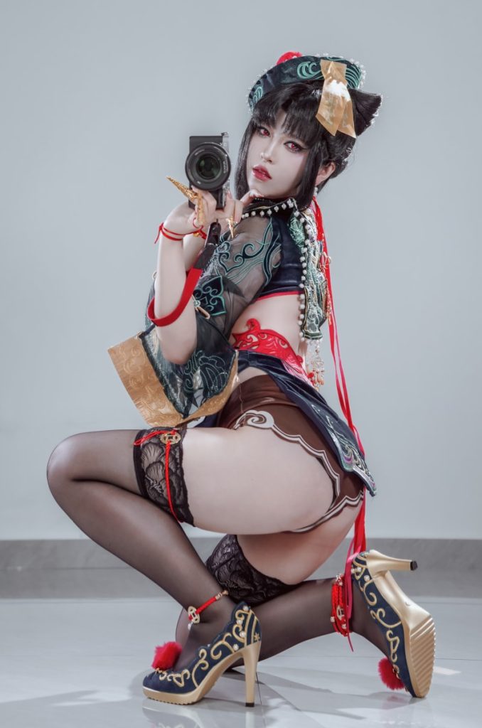 半半子 NO.92 玉玲珑僵尸娘 [24P2V-187MB]-喵咪社