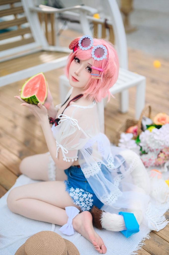 图片[2]-焖焖碳 NO.036 明日方舟 澄闪泳装 [22P-166MB]-喵咪社