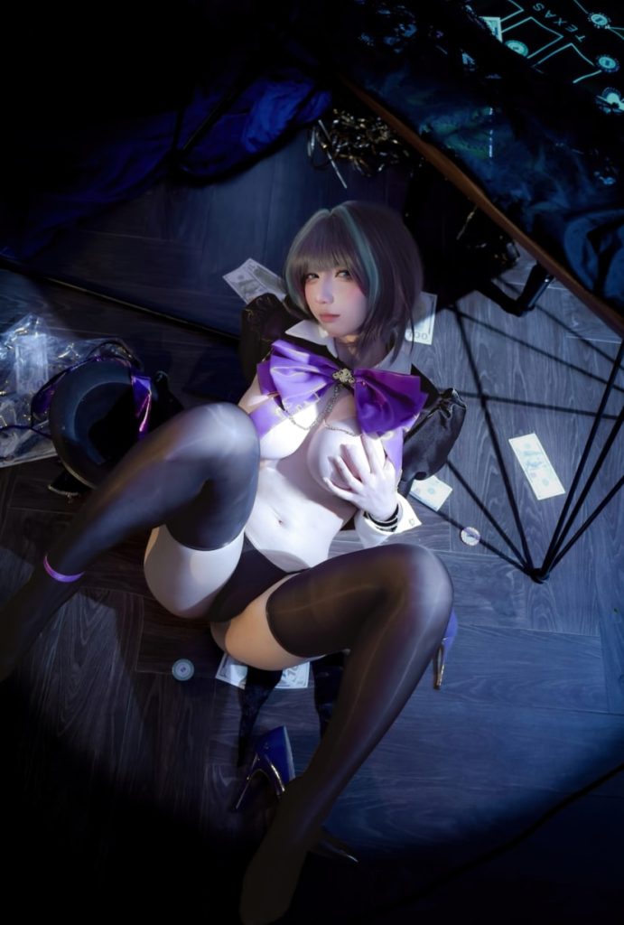 图片[2]-九曲Jean NO.139 柴郡绚烂夜梦 [40P-191MB]VIP-喵咪社