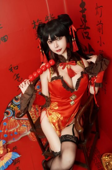 亚马逊鲶鱼 – NO.15 时崎狂三 旗袍[25P-379MB]-喵咪社