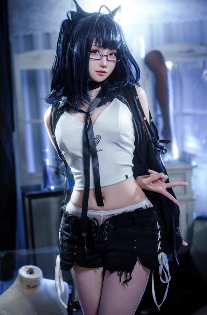 焖焖碳 NO.039 黑茶子 [22P-286MB]-喵咪社