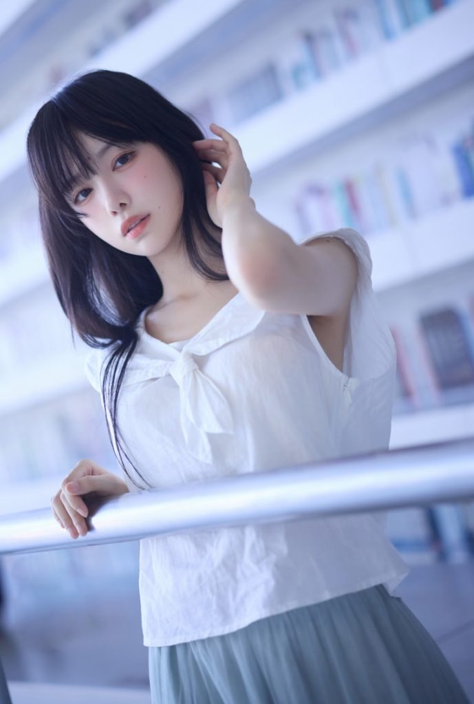 图片[2]-Shika小鹿鹿 NO.134 图书馆 [16P-294MB]-喵咪社