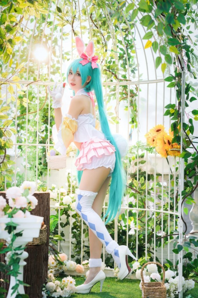 焖焖碳 NO.047 初音未来复活节兔子[22P-162MB]-喵咪社