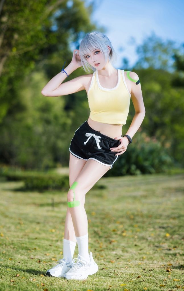 图片[2]-瓜希酱 NO.101 灵笼-白月魁运动服[15P-49MB]-喵咪社