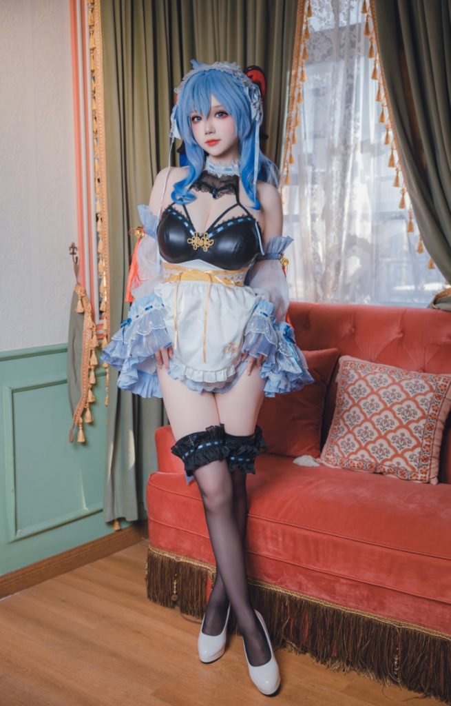 图片[2]-雪晴Astra NO.091 原神 甘雨 女仆[31P1V-763MB]-喵咪社